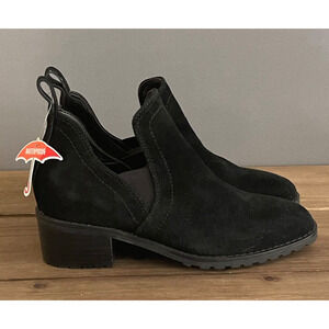 Blondo Women's Sandra Waterproof Boots Size 5.5 Black Suede Block Heel